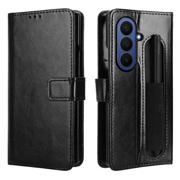 Husă portofel cu suport Samsung Galaxy Z Fold7 - negru