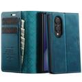 Geantă de portofel cu textură de vițel și blocare RFID Samsung Galaxy Z Fold8 Caseme 033 - verde