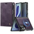 Husă portofel detașabilă 2-în-1 Samsung Galaxy Z Fold8 Caseme C49 - compatibil MagSafe, RFID - Violet
