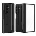 Samsung Galaxy Z TriFold Husă cu suport, protecție pentru ecran din sticlă securizată și stylus - negru