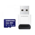 Card microSD Samsung PRO Plus 256GB + cititor de carduri USB (2023) MB-MD256SB/WW - 256GB
