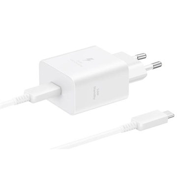 Adaptor Alimentare USB-C Samsung Super Fast EP-T4511XWEGEU - 45W - Alb