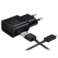 Samsung Fast USB-C Travel Charger EP-TA200EBE / EP-TA20EB - (Open-Box Satisfactory) - Black