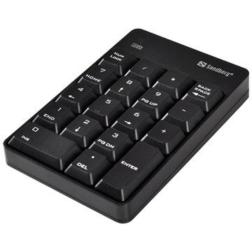 Tastatură numerică fără fir Sandberg - neagră