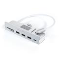 Satechi 6-in-1 USB-C Clamp Hub for iMac 24" (2021) - Silver