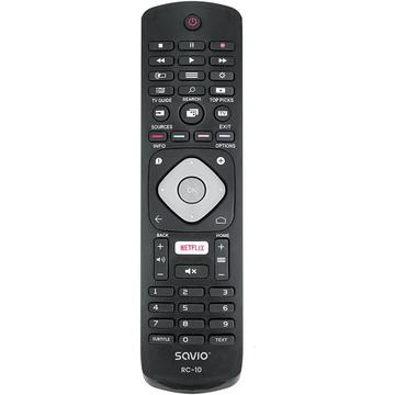 Savio RC-10 Telecomandă universală de schimb pentru Philips TV - fiabilă și ușor de utilizat
