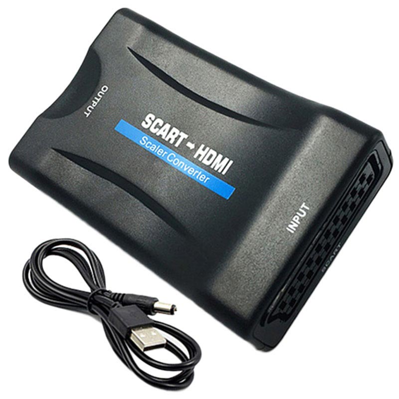 Adaptor Scart / 1080p AV cu cablu