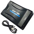 Adaptor Scart / HDMI 1080p AV cu cablu USB