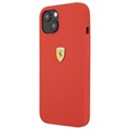 Husă Silicon iPhone 13 Mini - Ferrari Scuderia On Track - Roșu
