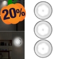 Lumini LED autoadezive fără fir cu senzor de mișcare - 3 buc.