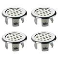 Set de 4 inele decorative de revărsare pentru chiuvetă - inel de plasă