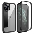 Husă Hibrid iPhone 11 Pro - Shine&Protect 360 - Negru / Clar