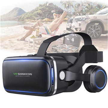 Shinecon 6 Generation G04E 3D VR Virtual Reality Ochelari cu căști