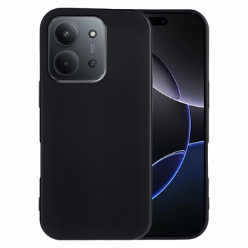 Husă din silicon rezistentă la șocuri pentru Xiaomi Redmi 15C 4G - negru