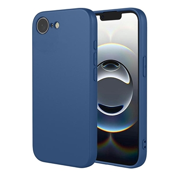 Husă din silicon rezistentă la șocuri pentru iPhone 16e - Albastru
