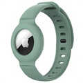 Brățară Silicon Antișoc Apple AirTag - Verde