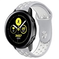 Curea Silicon Samsung Galaxy Watch Active - Alb / Gri