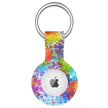 Husă Silicon cu Breloc - Apple AirTag - Multicolor