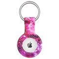 Husă Silicon cu Breloc - Apple AirTag - Galaxie