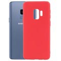 Husă flexibilă din silicon pentru Samsung Galaxy S9 - roșie