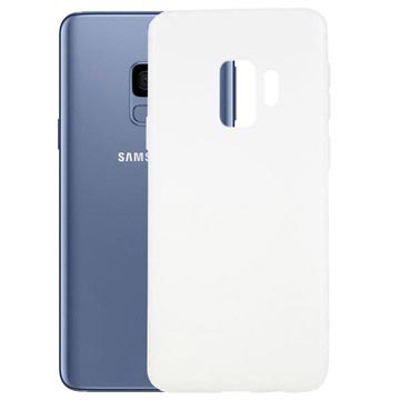 Husa flexibila din silicon Samsung Galaxy S9 - alba