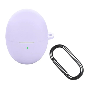 Husă Silicon cu Carabinieră Huawei FreeBuds 6 - Violet