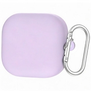 Husă Silicon cu Carabinieră Samsung Galaxy Buds 4/Buds 4 Pro - Violet