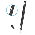 Husă din silicon Apple Pencil (a doua generație) cu capac - neagră
