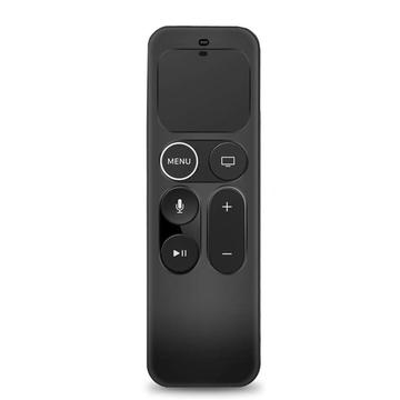 Capac de protecție din silicon pentru telecomanda Apple TV 4K 4th/5th Gen - Negru