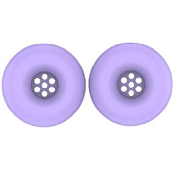 Acoperitoare de protecție din silicon pentru căștile JBL Tune 520BT On-Ear - Violet
