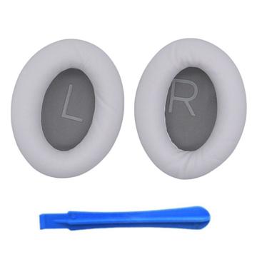 Tampoane de înlocuire din silicon pentru căștile Bose QuietComfort 45 cu Rangă - Argint platină