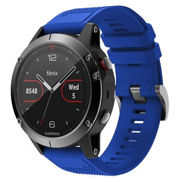 Curea Silicon - Garmin Fenix 6 GPS/6 Pro GPS/5/5 Plus - Albastru