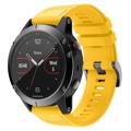 Curea Silicon - Garmin Fenix 6 GPS/6 Pro GPS/5/5 Plus - Galben