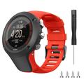 Curea din silicon pentru Suunto Ambit3 Peak/Sport/Vertical - Roșu