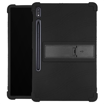 Husă din Silicon Samsung Galaxy Tab S7+/S8+ - Slide-Out - Negru