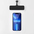Carcasă impermeabilă pentru smartphone cu mecanism de alunecare - 7.2" - negru