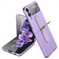 Husă cu Inel Metalic - Samsung Galaxy Z Flip3 5G - Violet