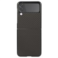 Capac Protecție Subțire Samsung Galaxy Z Flip3 5G - Fibră Carbon - Negru