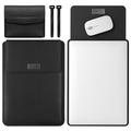Husă de protecție universală Slim Fit 3-in-1 pentru tabletă/laptop - 13" - negru