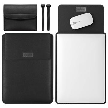 Husă de protecție universală Slim Fit 3-in-1 pentru tabletă/laptop - 13" - negru