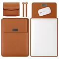 Husă de protecție universală Slim Fit 3-in-1 pentru tabletă/laptop - 13" - maro