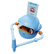 Robot inteligent de desenat pentru copii cu 100 de cărți de desenat - albastru