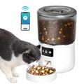 Distribuitor automat de hrană Smart WiFi pentru câini și pisici - 4l - Alb
