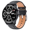 Ceas Smartwatch M103 cu Curea Piele - iOS/Android