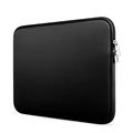 Manșon moale pentru laptop cu închidere cu fermoar - 15.6" - negru
