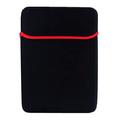 Husă de protecție moale pentru laptop/tabletă - 13" - negru / roșu