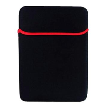 Husă de protecție moale pentru laptop/tabletă - 13" - negru / roșu