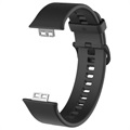 Curea Silicon Moale Huawei Watch Fit - Negru