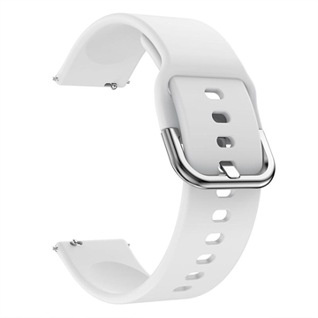 Curea Silicon Moale Huawei Watch GT2 - Alb