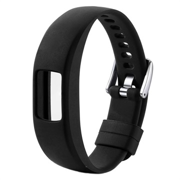 Curea Silicon Moale Garmin VivoFit 4 - Negru